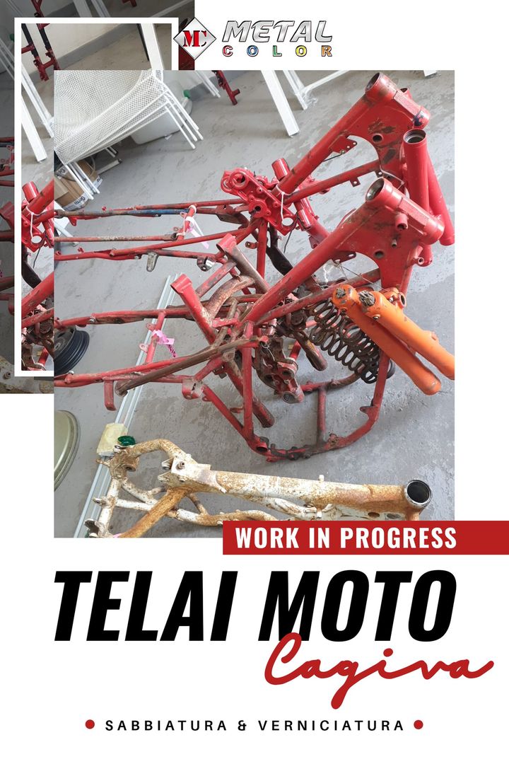 WORK IN PROGRESS  TELAI MOTO CAGIVA 🏍💨

Si tratta di